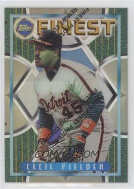 1995 Topps Finest - [Base] - Refractors #124 - Cecil Fielder