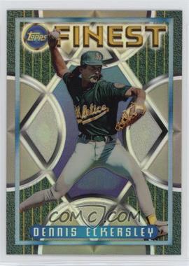 1995 Topps Finest - [Base] - Refractors #155 - Dennis Eckersley