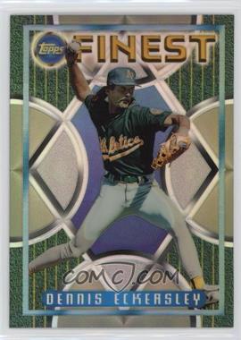 1995 Topps Finest - [Base] - Refractors #155 - Dennis Eckersley