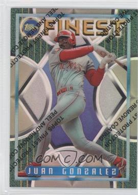 1995 Topps Finest - [Base] - Refractors #158 - Juan Gonzalez