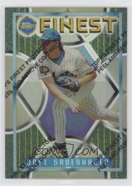 1995 Topps Finest - [Base] - Refractors #166 - Bret Saberhagen