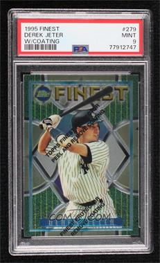 1995 Topps Finest - [Base] #279 - Derek Jeter [PSA 9 MINT]