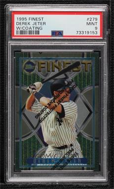 1995 Topps Finest - [Base] #279 - Derek Jeter [PSA 9 MINT]