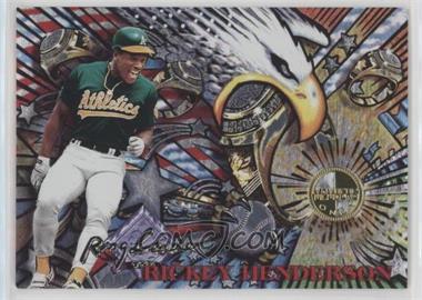 1995 Topps Stadium Club - Ring Leaders - Members Only #35 - Rickey Henderson