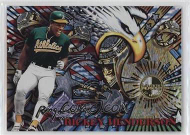 1995 Topps Stadium Club - Ring Leaders - Members Only #35 - Rickey Henderson