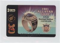 1981 All-Star Game Cleveland