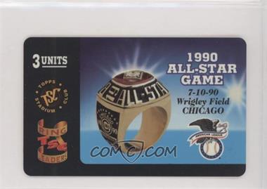 1995 Topps Stadium Club - Ring Leaders Phone Cards #1990 - 1990 All-Star Game Chicago