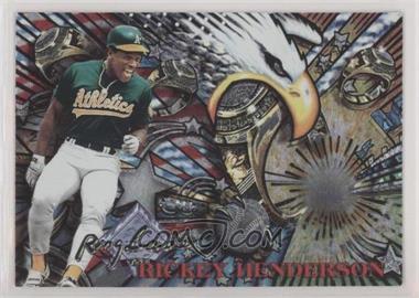 1995 Topps Stadium Club - Ring Leaders #35 - Rickey Henderson