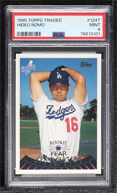 1995 Topps Traded & Rookies - [Base] #124T - Rookie of the Year Candidate - Hideo Nomo [PSA 9 MINT]