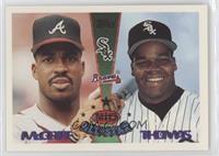 Mid All-Star - Fred McGriff, Frank Thomas [EX to NM]