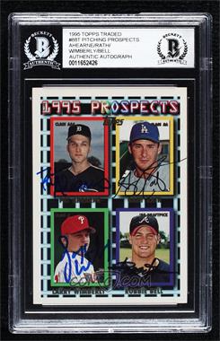 1995 Topps Traded & Rookies - [Base] #88T - Prospects - Pat Ahearne, Gary Rath, Larry Wimberly, Rob Bell [BAS BGS Authentic]