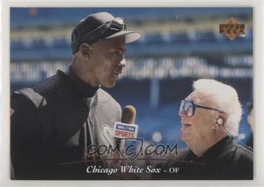 1995 Upper Deck - [Base] #200 - Michael Jordan, Harry Caray