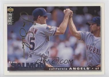 1995 Upper Deck Collector's Choice - [Base] - Gold Signature #100 - Tim Salmon