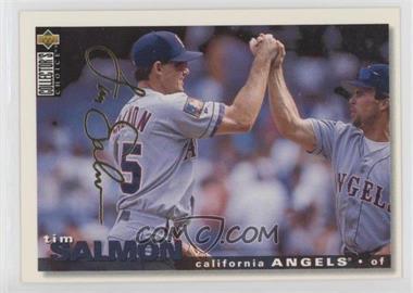 1995 Upper Deck Collector's Choice - [Base] - Gold Signature #100 - Tim Salmon