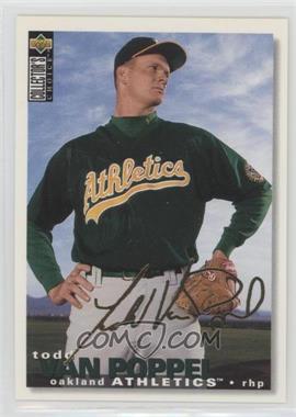 1995 Upper Deck Collector's Choice - [Base] - Gold Signature #137 - Todd Van Poppel