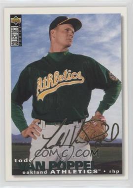 1995 Upper Deck Collector's Choice - [Base] - Gold Signature #137 - Todd Van Poppel