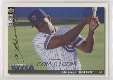 1995 Upper Deck Collector's Choice - [Base] - Gold Signature #210 - Sammy Sosa [EX to NM]