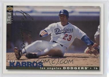 1995 Upper Deck Collector's Choice - [Base] - Gold Signature #220 - Eric Karros