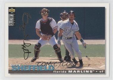 1995 Upper Deck Collector's Choice - [Base] - Gold Signature #300 - Gary Sheffield