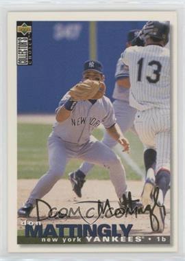1995 Upper Deck Collector's Choice - [Base] - Gold Signature #510 - Don Mattingly