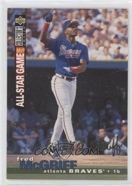 1995 Upper Deck Collector's Choice - [Base] - Gold Signature #69 - Fred McGriff