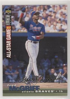 1995 Upper Deck Collector's Choice - [Base] - Gold Signature #69 - Fred McGriff