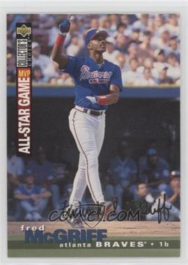 1995 Upper Deck Collector's Choice - [Base] - Gold Signature #69 - Fred McGriff