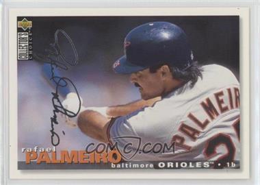 1995 Upper Deck Collector's Choice - [Base] - Silver Signature #330 - Rafael Palmeiro