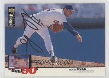 1995 Upper Deck Collector's Choice - [Base] - Silver Signature #52 - Nolan Ryan