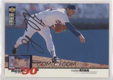 1995 Upper Deck Collector's Choice - [Base] - Silver Signature #52 - Nolan Ryan