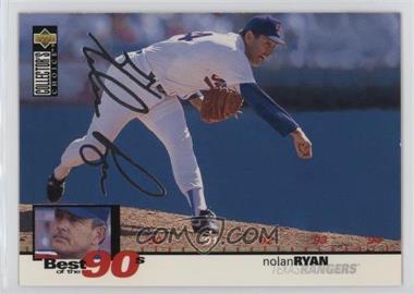 1995 Upper Deck Collector's Choice - [Base] - Silver Signature #52 - Nolan Ryan