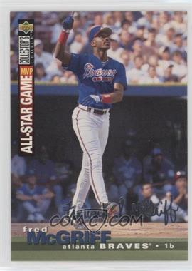 1995 Upper Deck Collector's Choice - [Base] - Silver Signature #69 - Fred McGriff