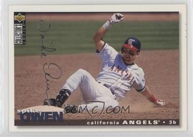 1995 Upper Deck Collector's Choice - [Base] - Silver Signature #93 - Spike Owen