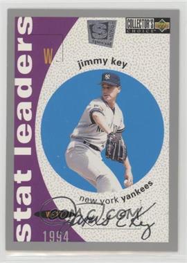 1995 Upper Deck Collector's Choice Special Edition - [Base] - Silver #141 - Jimmy Key