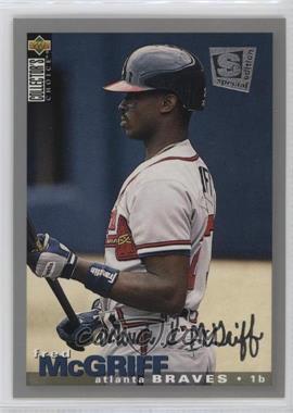1995 Upper Deck Collector's Choice Special Edition - [Base] - Silver #65 - Fred McGriff