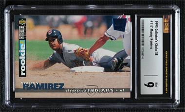1995 Upper Deck Collector's Choice Special Edition - [Base] #117 - Manny Ramirez [CSG 9 Mint]