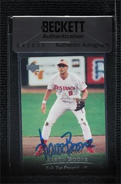 1995 Upper Deck Minor League Top Prospect - [Base] #95 - Aaron Boone [BAS Authentic]