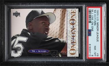 1995 Upper Deck Minor League Top Prospect - Michael Jordan One on One #9 - Michael Jordan [PSA 8 NM‑MT]