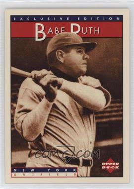 1995 Upper Deck Sonic/Coca-Cola Exclusive Edition - [Base] #3 - Babe Ruth