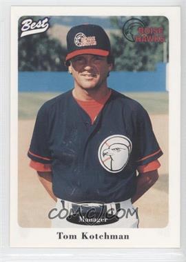 1996 Best Boise Hawks - [Base] #1 - Tom Kotchman