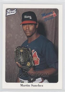 1996 Best Macon Braves - [Base] #12 - Martin Sanchez