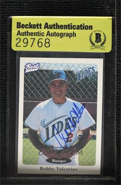 1996 Best Norfolk Tides - [Base] #1 - Bobby Valentine [BAS Authentic]