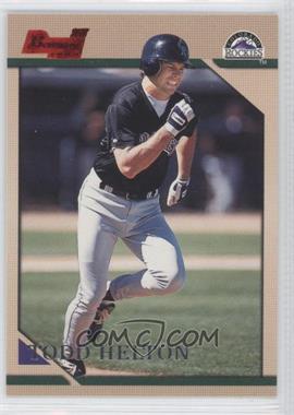 1996 Bowman - [Base] #378 - Todd Helton