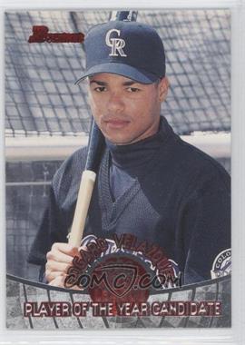 1996 Bowman - Player of the Year Candidate #POY 15 - Edgard Velazquez