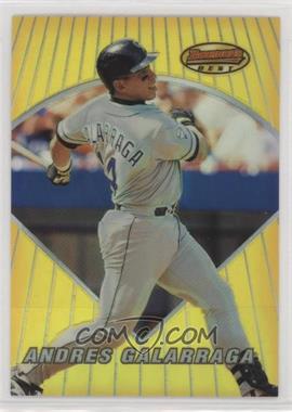 1996 Bowman's Best - [Base] - Refractor #36 - Andres Galarraga [EX to NM]