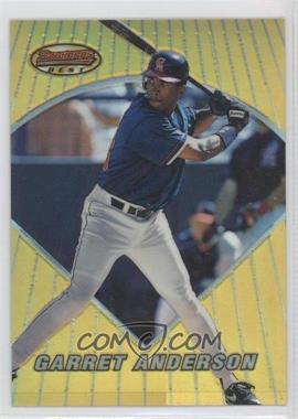 1996 Bowman's Best - [Base] - Refractor #40 - Garret Anderson