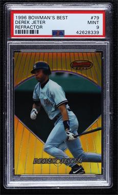 1996 Bowman's Best - [Base] - Refractor #79 - Derek Jeter [PSA 9 MINT]