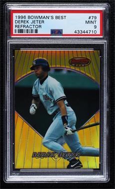 1996 Bowman's Best - [Base] - Refractor #79 - Derek Jeter [PSA 9 MINT]