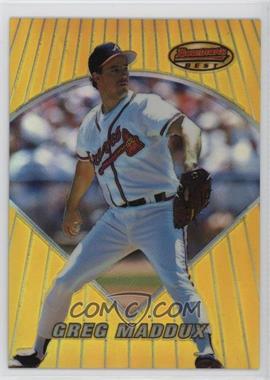 1996 Bowman's Best - [Base] - Refractor #85 - Greg Maddux