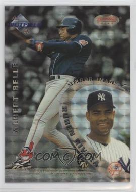 1996 Bowman's Best - Mirror Image - Atomic Refractor #5 - Albert Belle, Ruben Rivera, Larry Walker, Karim Garcia